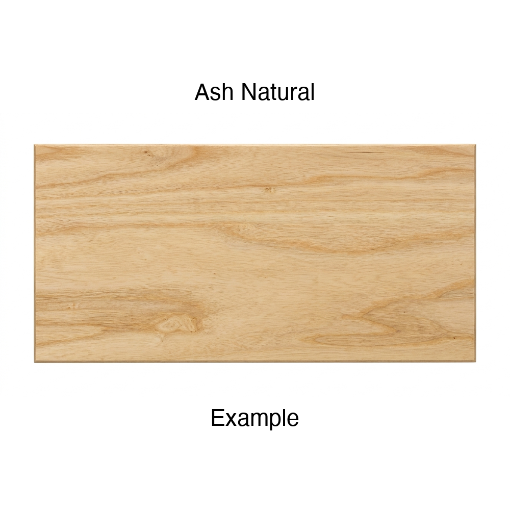 Shaker Drawer Front, Solid, in Ash Natural