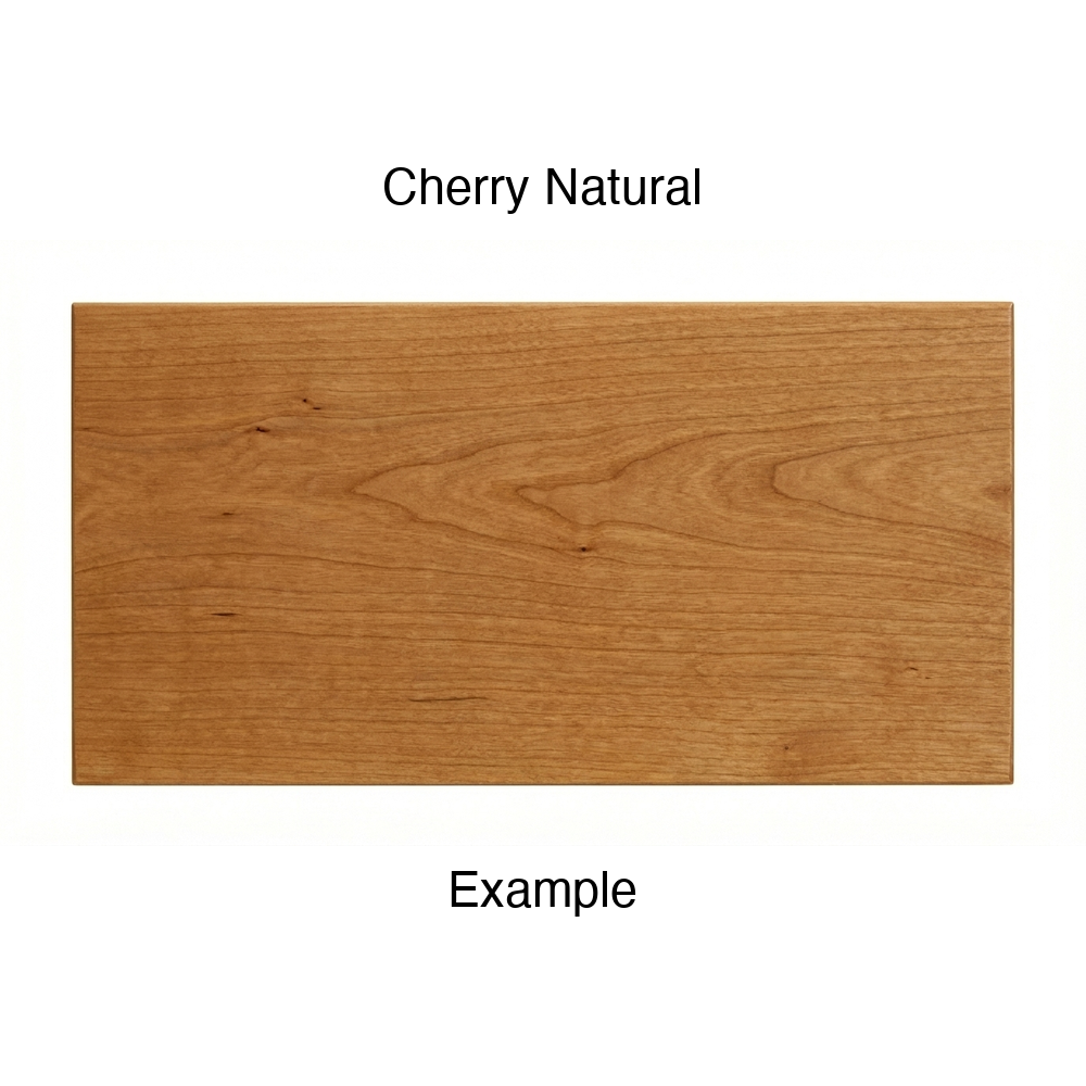 Shaker Drawer Front, Solid, in Cherry Natural