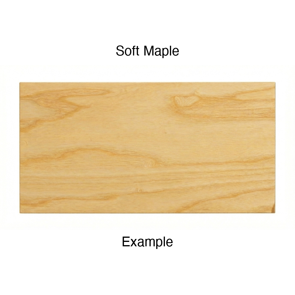 Harmony Drawer Front, Solid, in Soft Maple