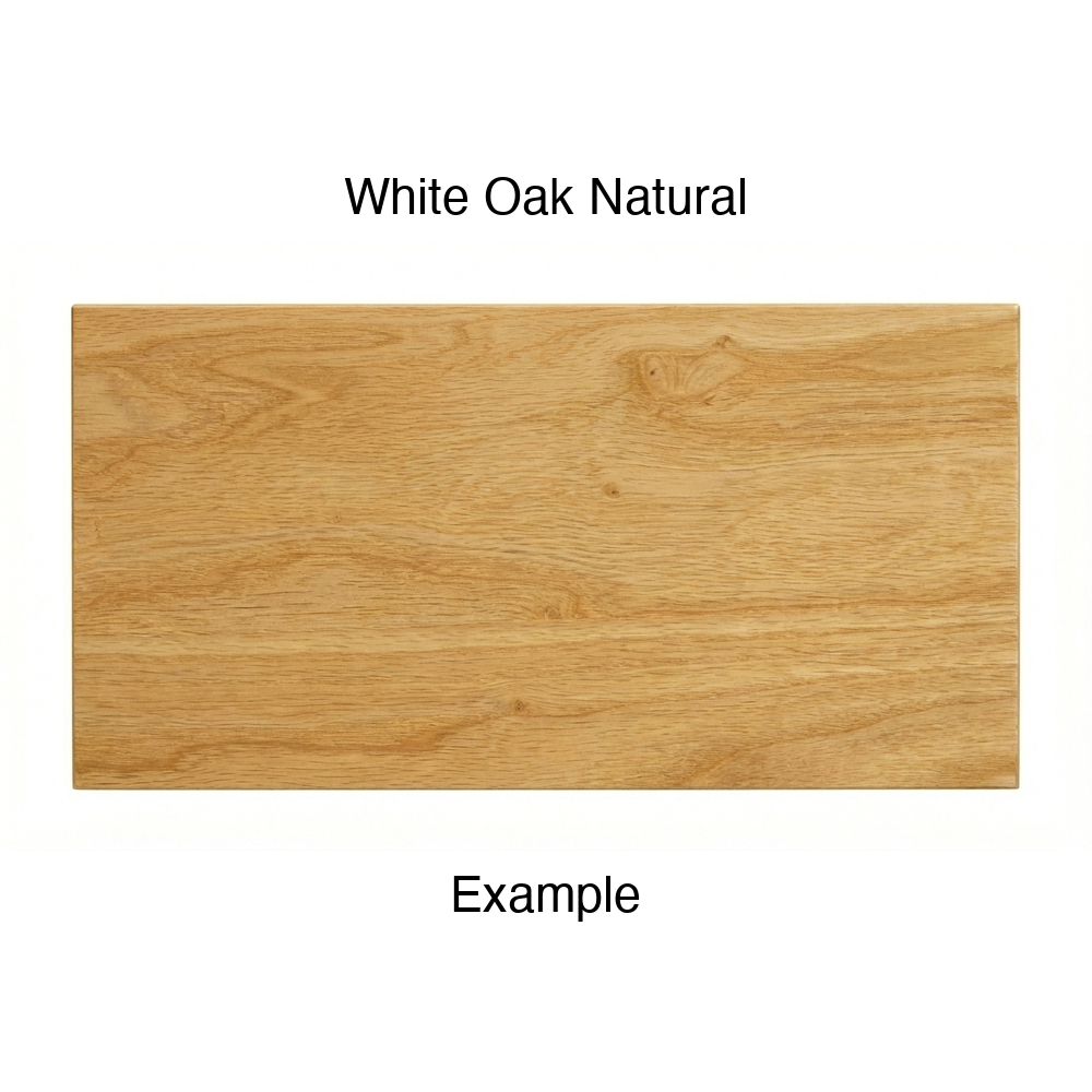 Alpine Drawer Front, Solid, in White Oak Natural