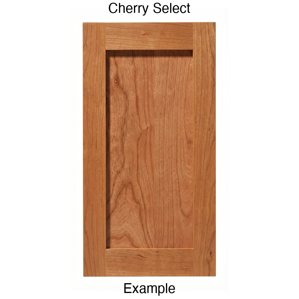 Shaker Recessed Panel Cabinet Door in Cherry Select