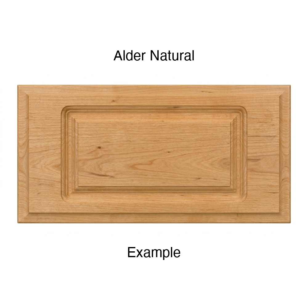 Adobe Drawer Front, Routed, in Alder Natural