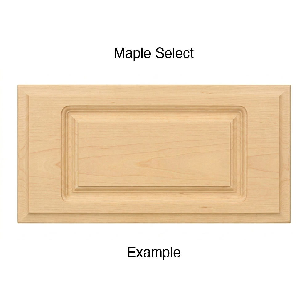 Adobe Drawer Front, Routed, in Maple Select