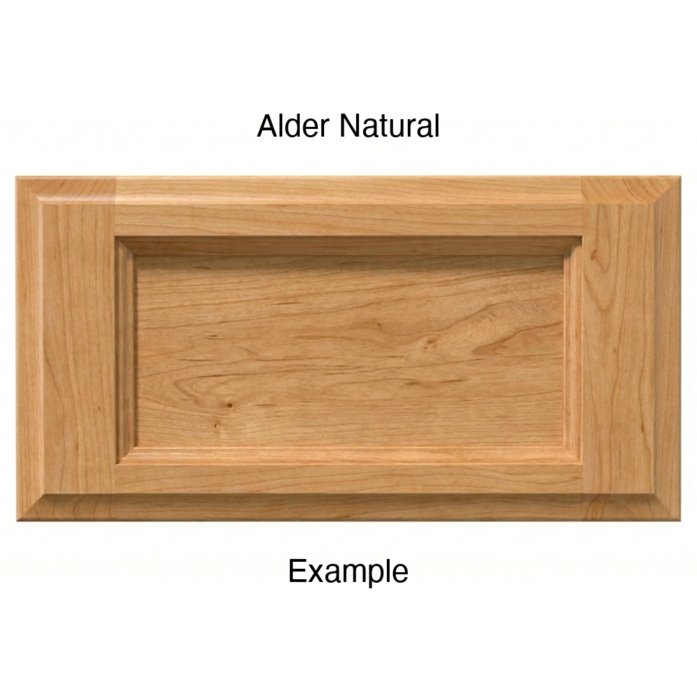 Adobe Drawer Front, 5-Piece, in Alder Natural