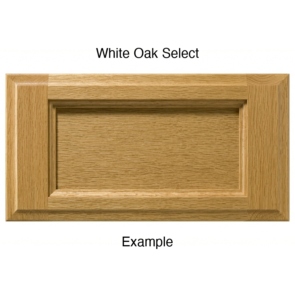 Adobe Drawer Front, 5-Piece, in White Oak Select