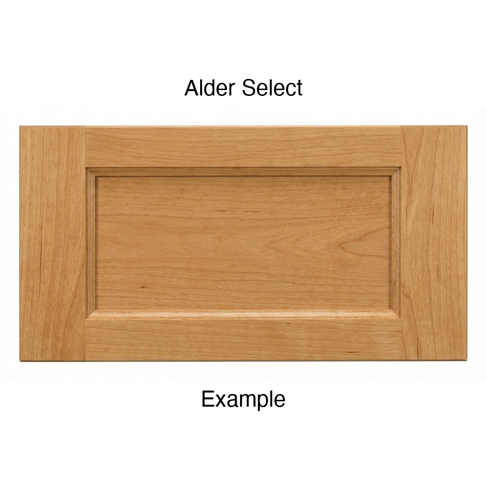 Alpine Drawer Front, 5-Piece, in Alder Select