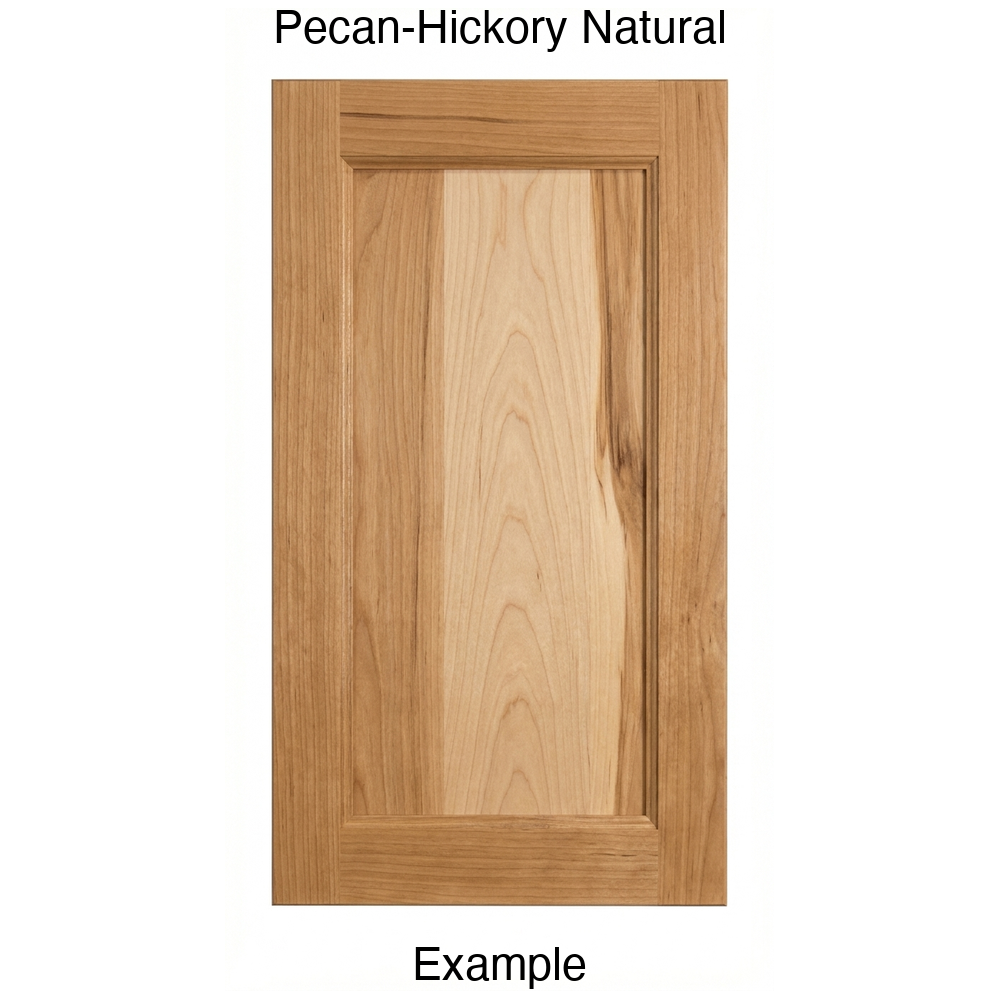 Alpine Recessed Panel Cabinet Door in Pecan-Hickory Natural