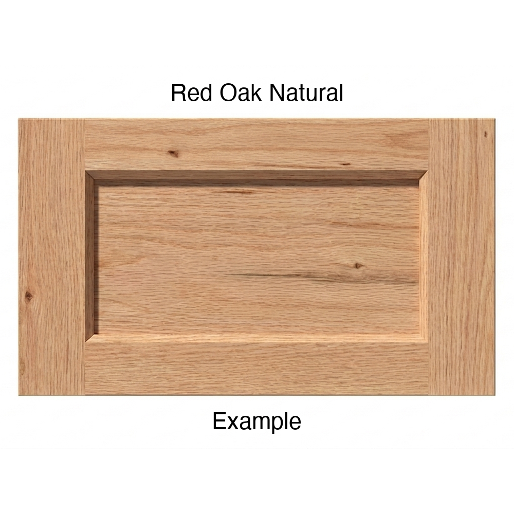 Artesia Drawer Front, 5-Piece, in Red Oak Natural