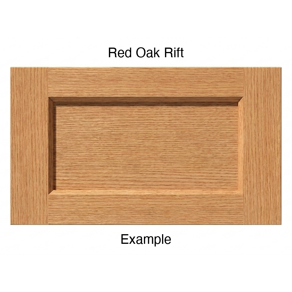 Artesia Drawer Front, 5-Piece, in Red Oak Rift