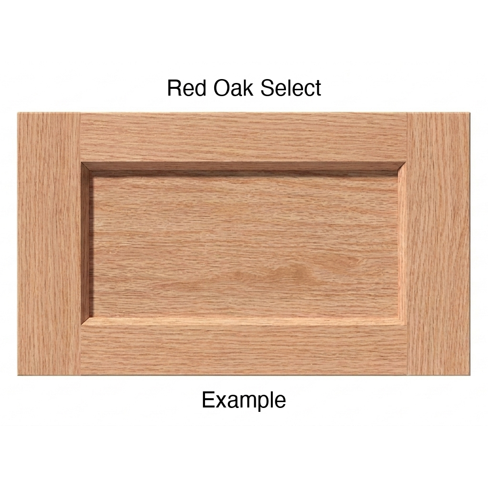 Artesia Drawer Front, 5-Piece, in Red Oak Select