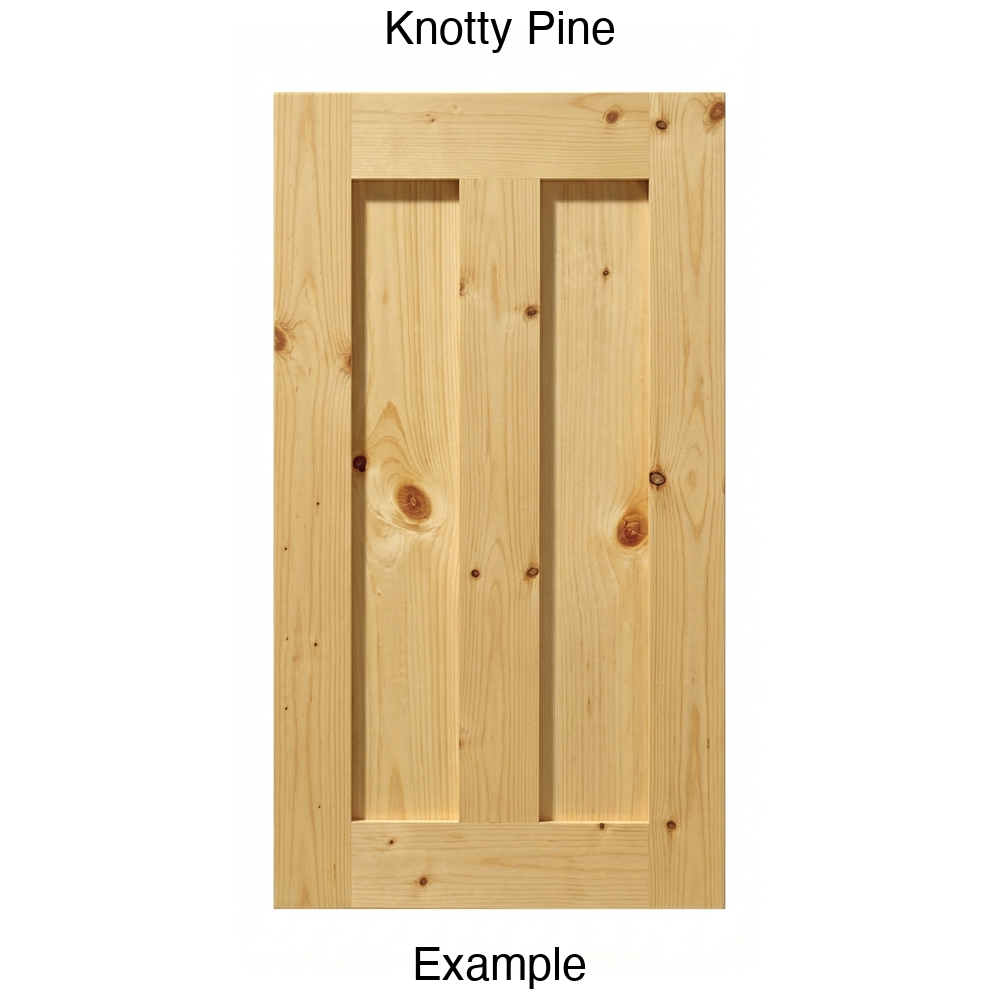 Auburn Recessed Panel Cabinet Door in Knotty Pine