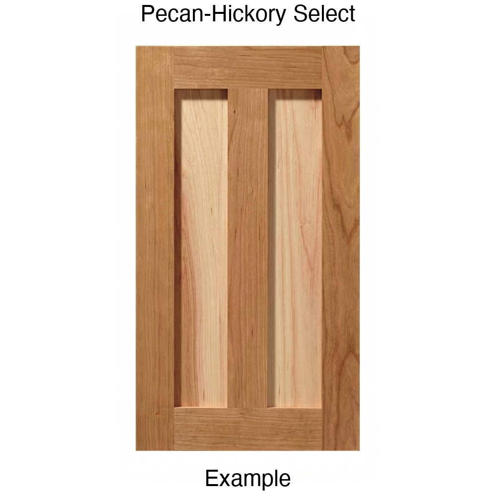 Auburn Recessed Panel Cabinet Door in Pecan-Hickory Select