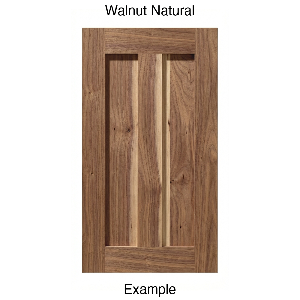 Auburn Recessed Panel Cabinet Door in Walnut Natural