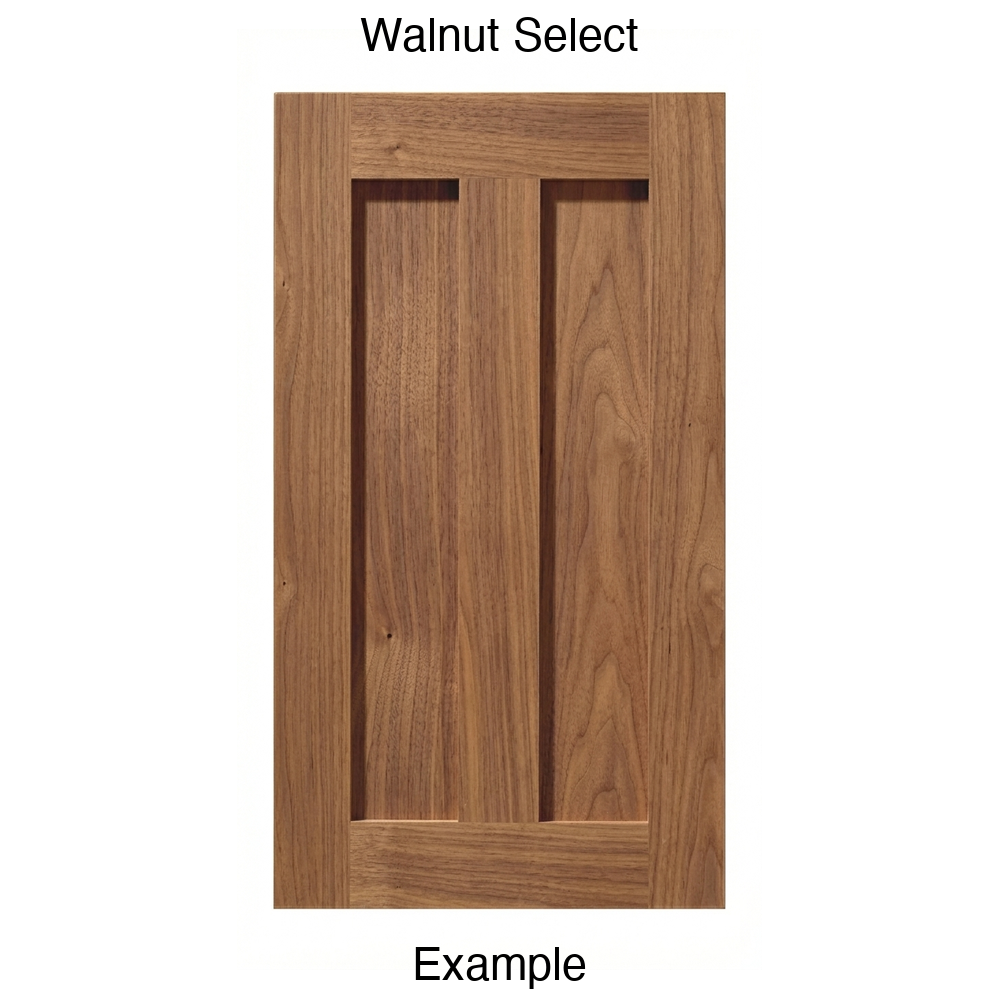 Auburn Recessed Panel Cabinet Door in Walnut Select