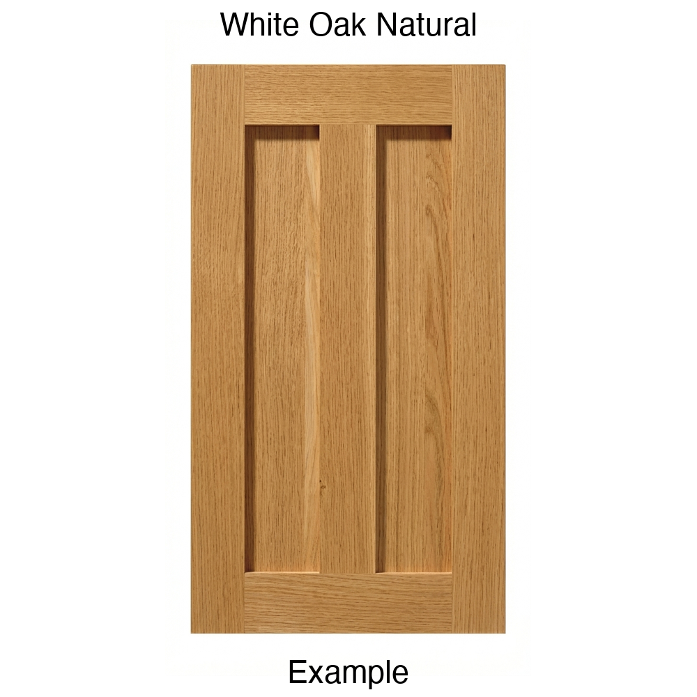 Auburn Recessed Panel Cabinet Door in White Oak Natural