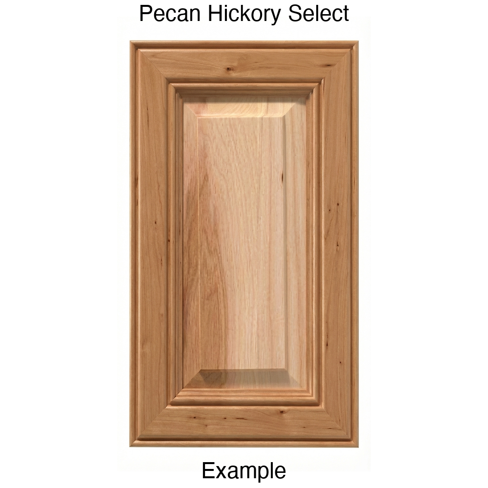 Brighton Raised Panel Cabinet Door in Pecan-Hickory Select