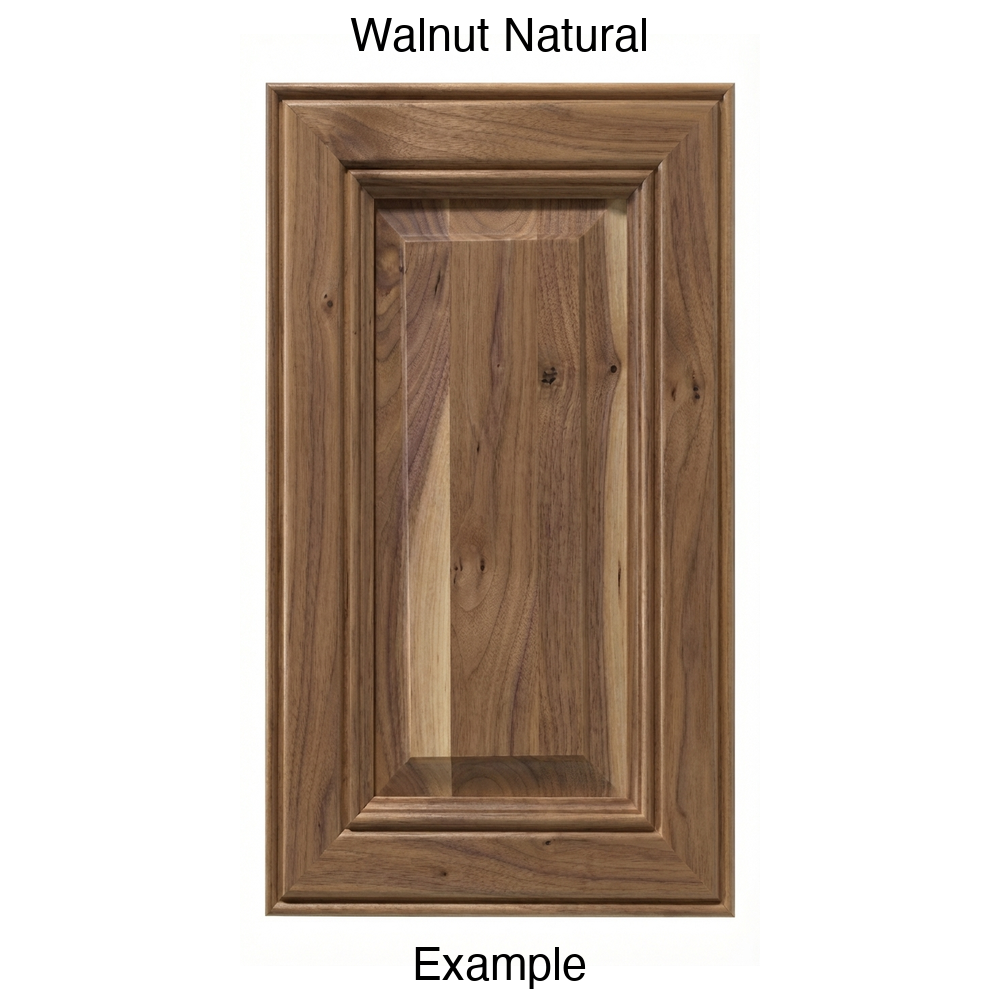 Brighton Raised Panel Cabinet Door in Walnut Natural