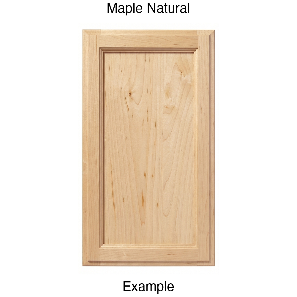 Bronco Recessed Panel Cabinet Door in Maple Natural
