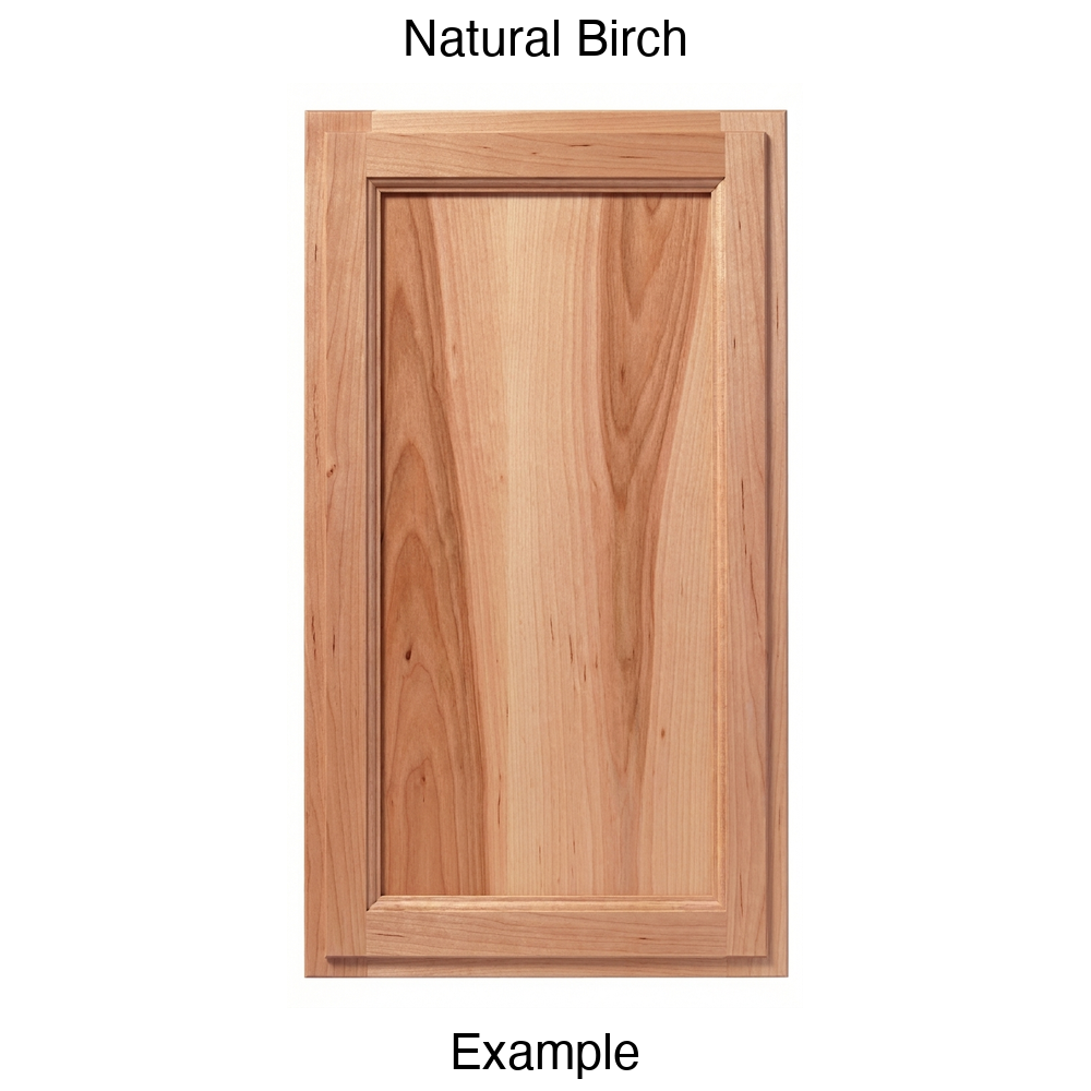 Bronco Recessed Panel Cabinet Door in Natural Birch