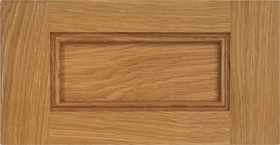 Cascade cabinet drawer front featuring inside edge detail
