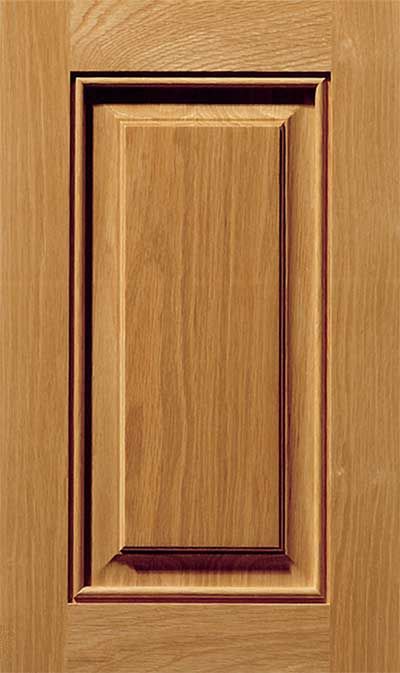 Chesapeake raised panel cabinet door with applied inner edge molding detail