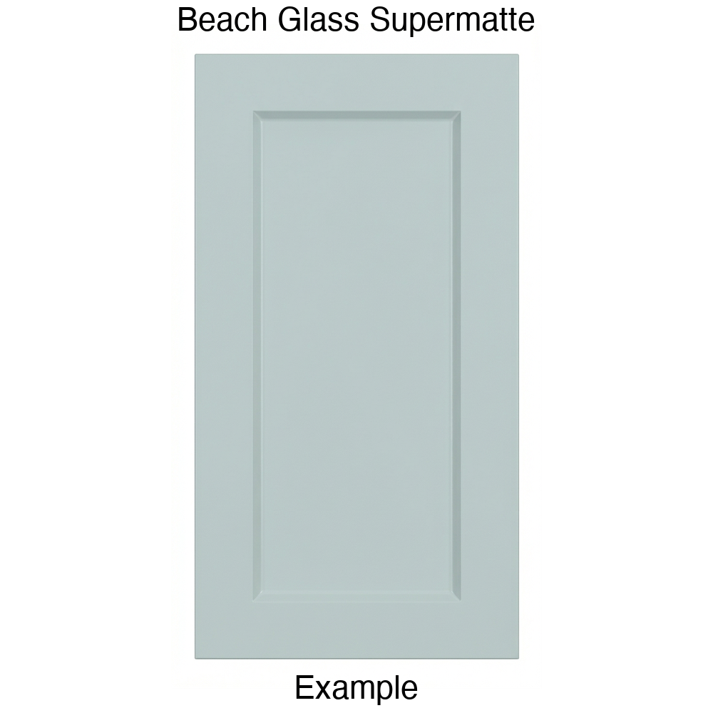 DR1 Recessed Panel Thermofoil Cabinet Door (Artesia Style) in Beach Glass Supermatte