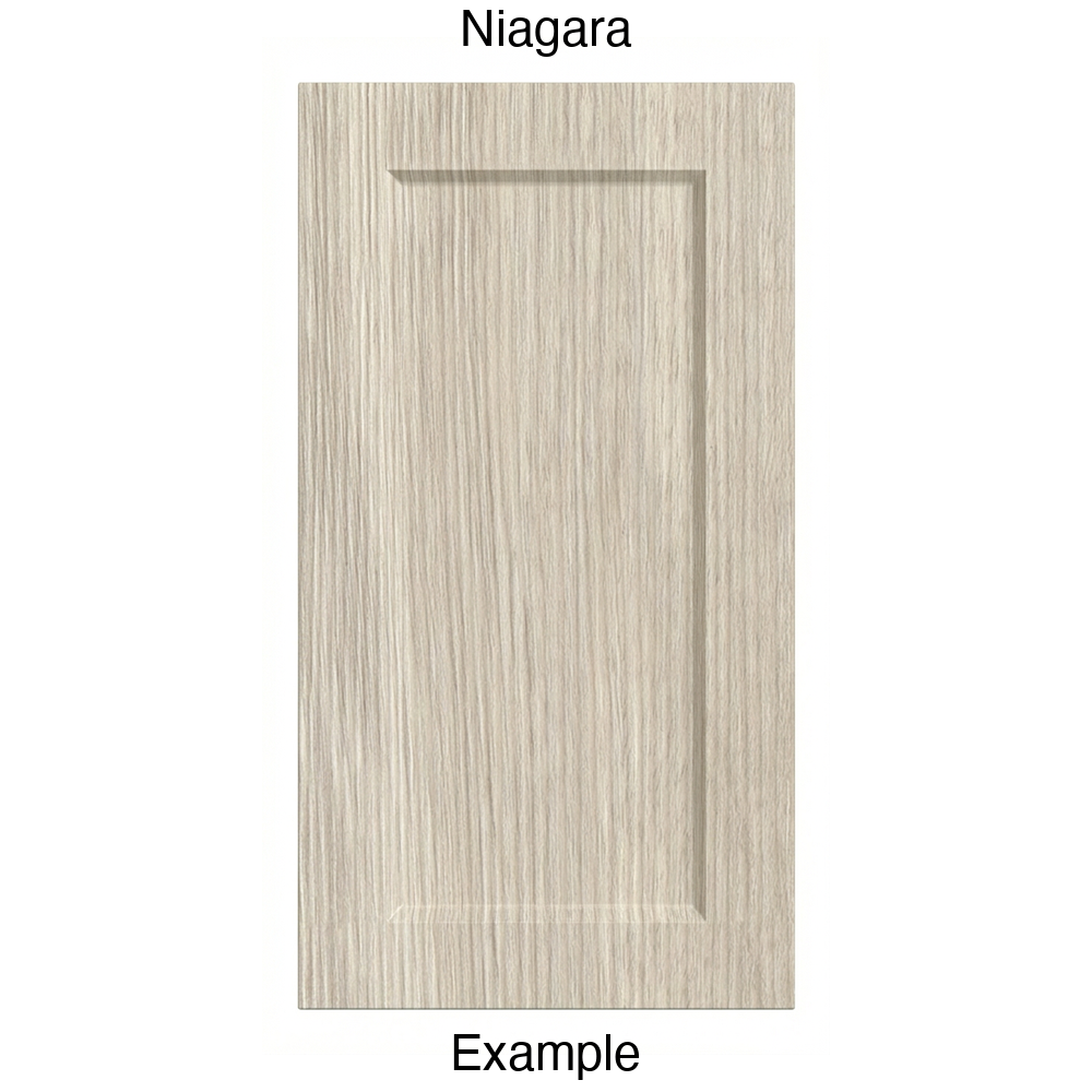 DR1 Recessed Panel Thermofoil Cabinet Door (Artesia Style) in Niagara
