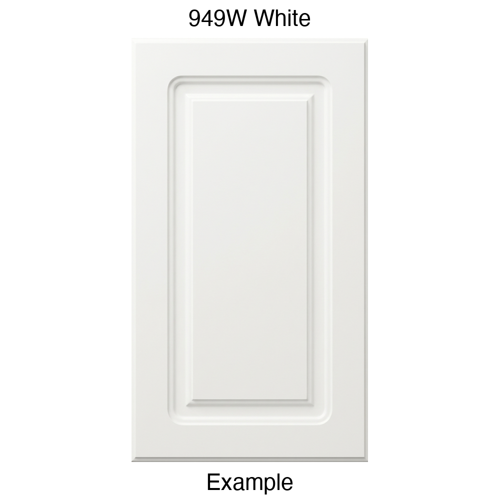 DR8 Raised Panel Thermofoil Cabinet Door