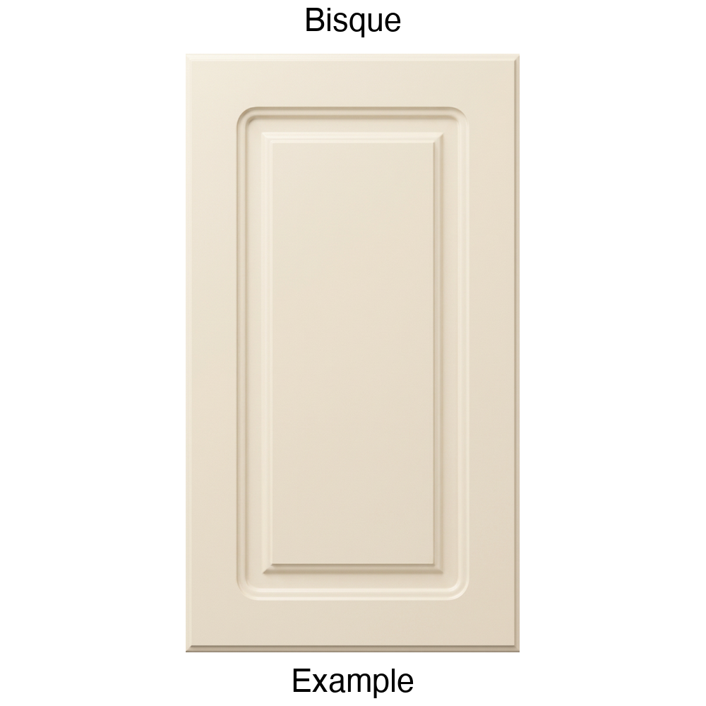 DR8 Raised Panel Thermofoil Cabinet Door in Bisque