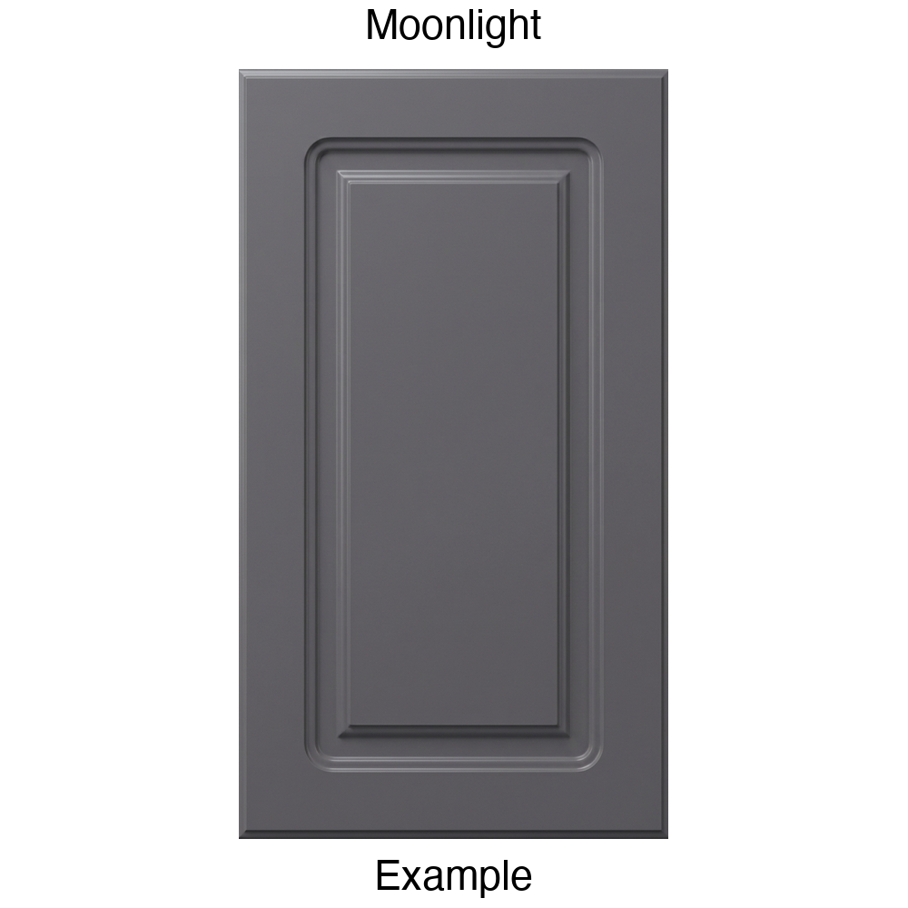 DR8 Raised Panel Thermofoil Cabinet Door in Moonlight