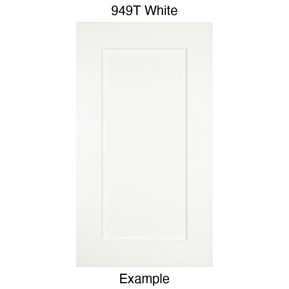 DSS218 Recessed Panel Thermofoil Cabinet Door (Shallow Shaker Style)