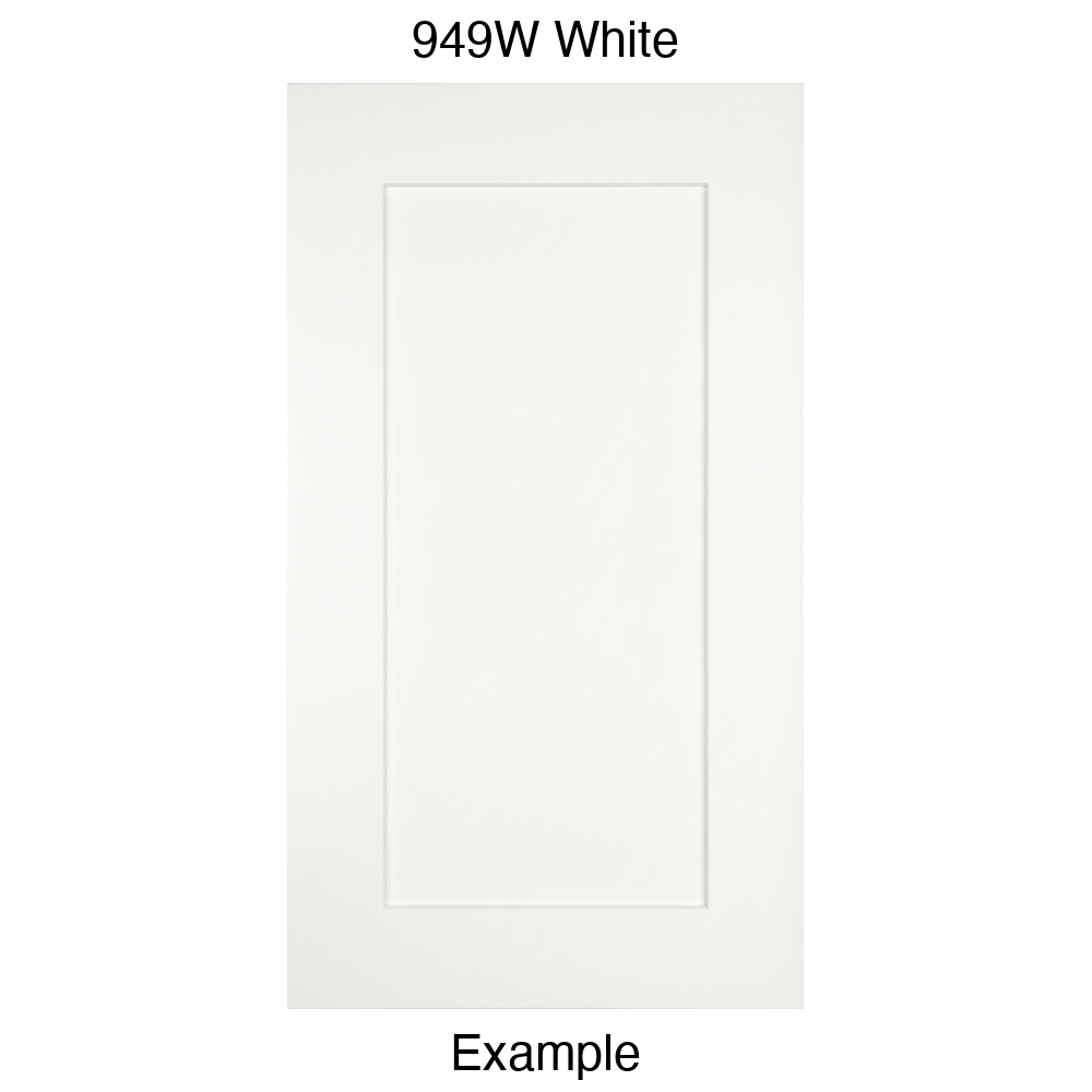 DSS218 Recessed Panel Thermofoil Cabinet Door (Shallow Shaker Style)