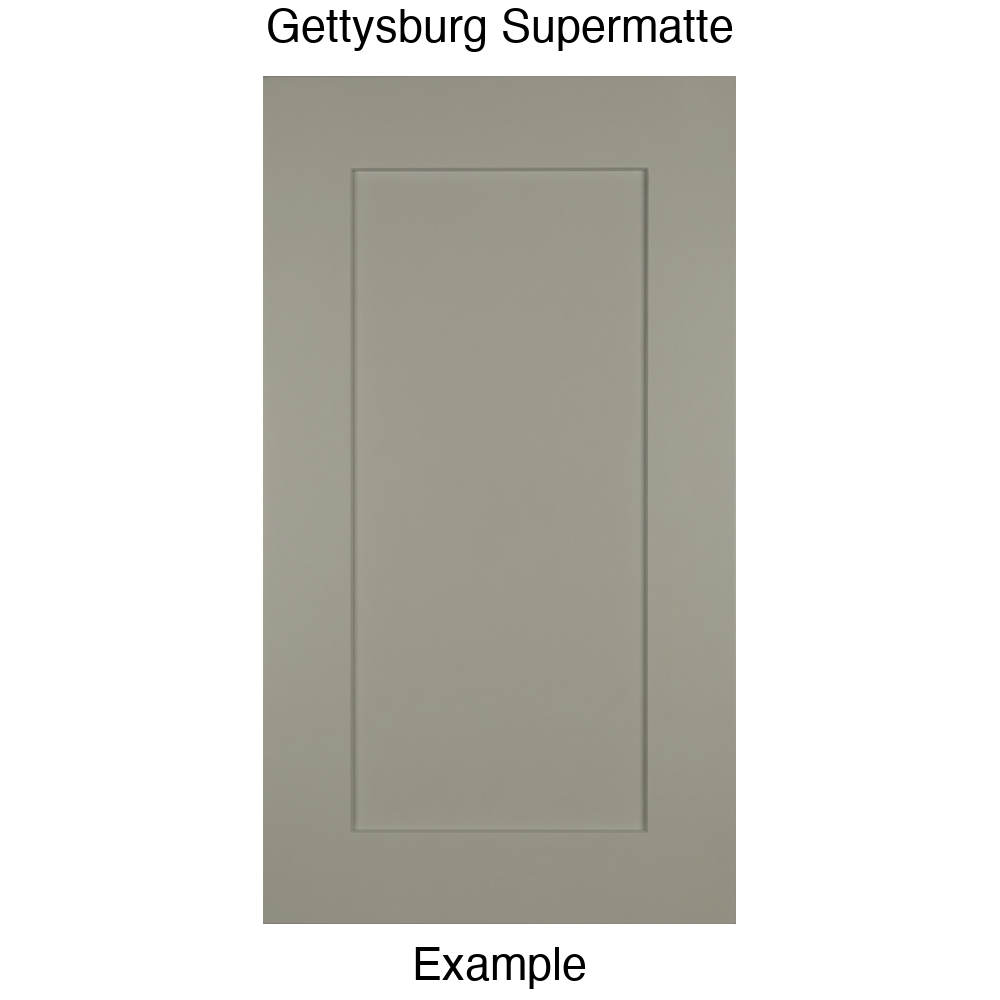 DSS218 Recessed Panel Thermofoil Cabinet Door (Shallow Shaker Style) in Gettysburg Supermatte