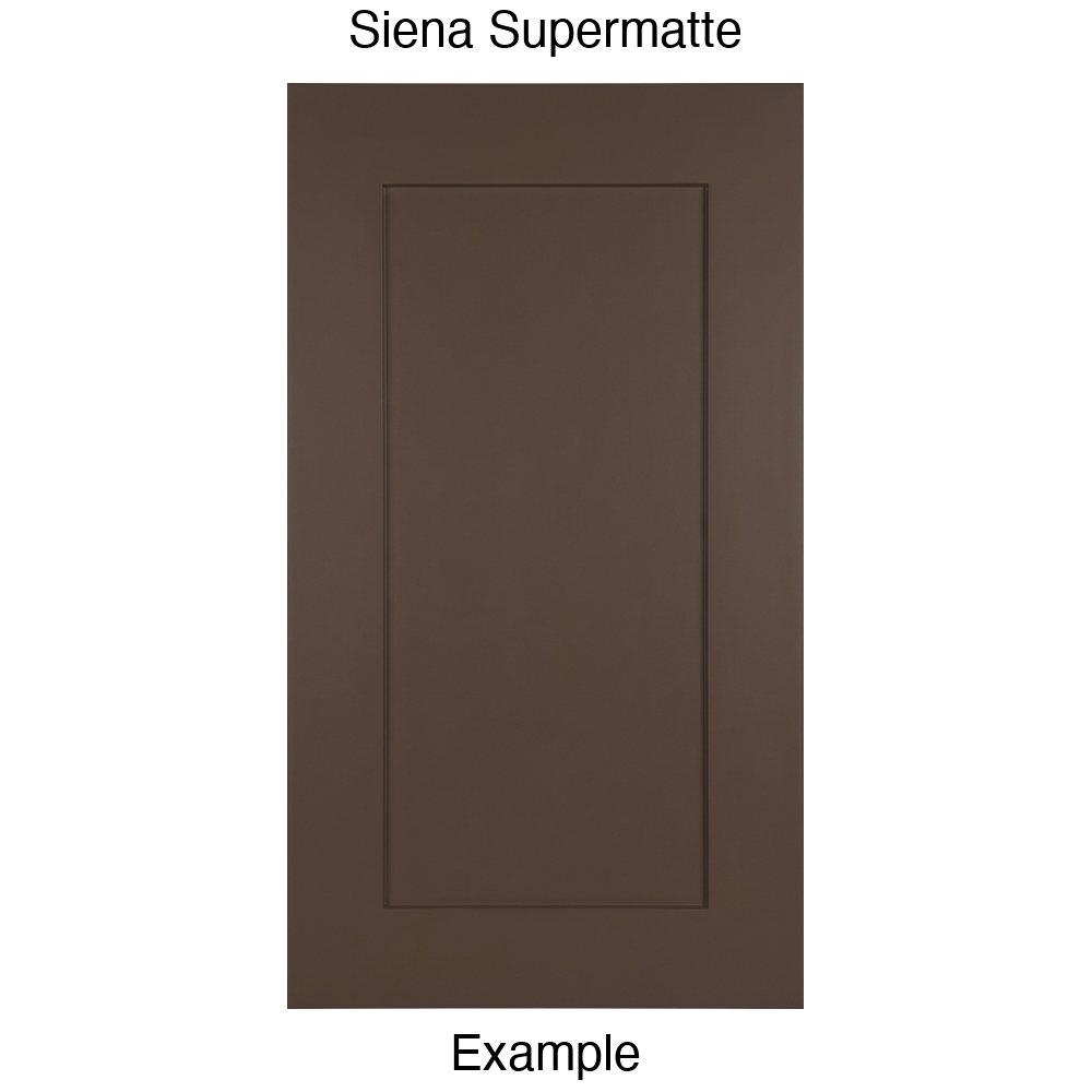 DSS218 Recessed Panel Thermofoil Cabinet Door (Shallow Shaker Style) in Siena Supermatte