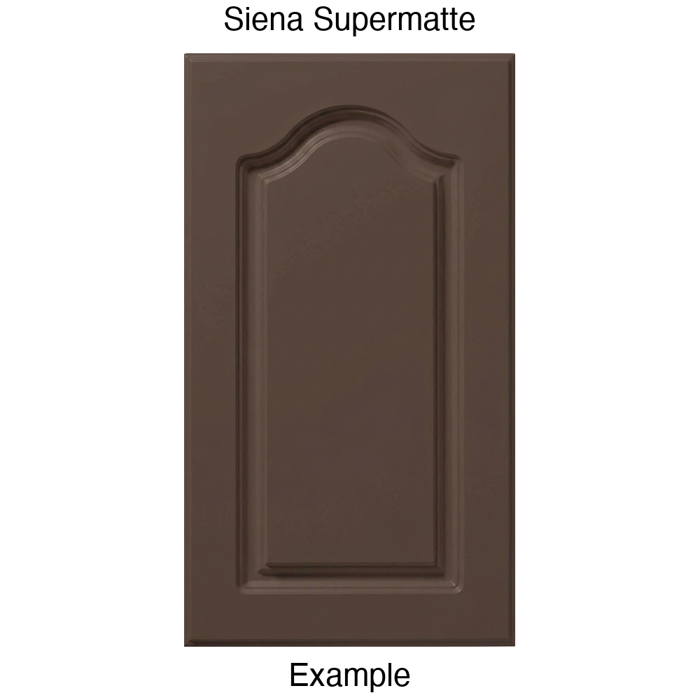 FC714 Cathedral Raised Panel Thermofoil Cabinet Door in Siena Supermatte