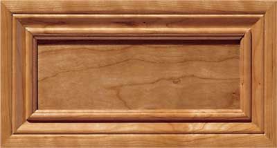 Frontier mitered drawer front with recessed panel