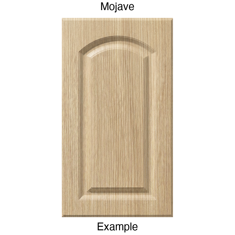 FS846 Arched Raised Panel Thermofoil Cabinet Door in Mojave