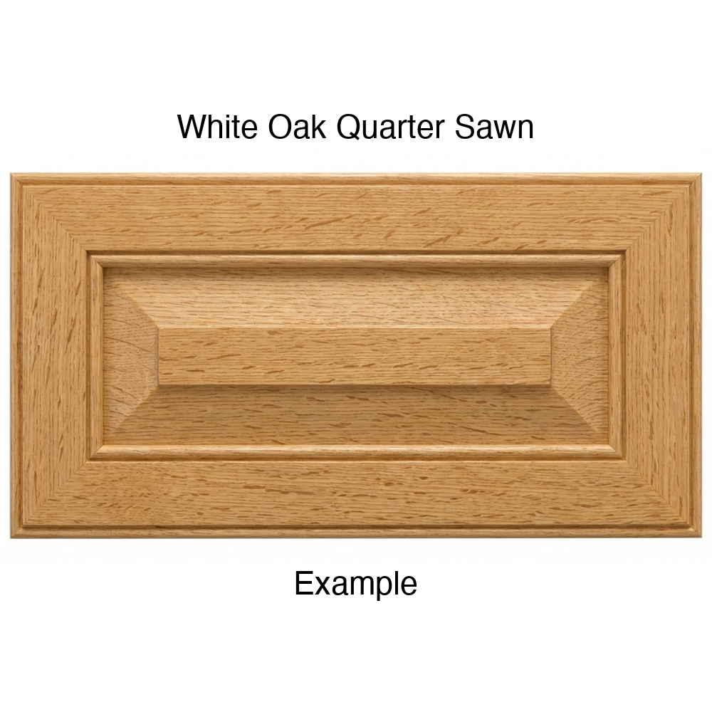 Harmony Drawer Front, 5-Piece, in White Oak Quarter Sawn