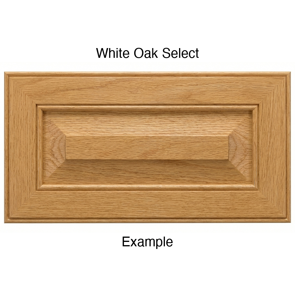 Harmony Drawer Front, 5-Piece, in White Oak Select