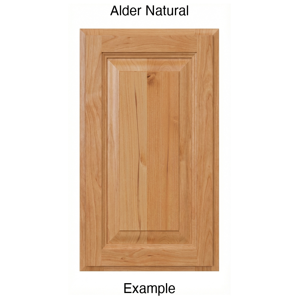 Heritage Raised Panel Cabinet Door in Alder Natural