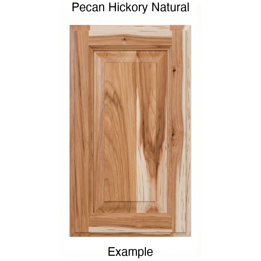 Heritage Raised Panel Cabinet Door in Pecan-Hickory Natural