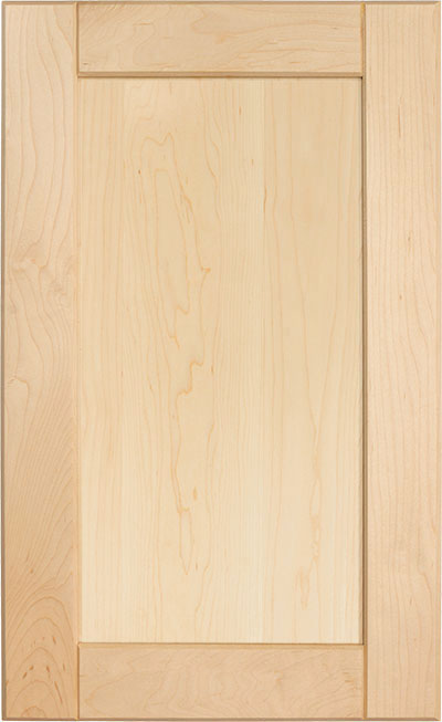 The Indiana cabinet door with beveled edge detail and v-groove joints