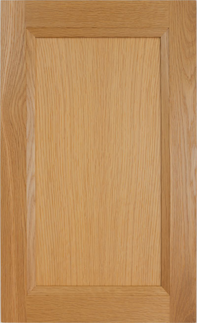 Isabella solid wood cabinet door with interior beveled edge