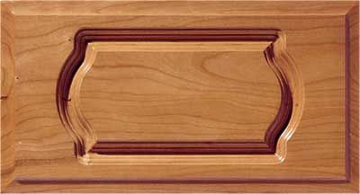 Liberty drawer front with routed detail