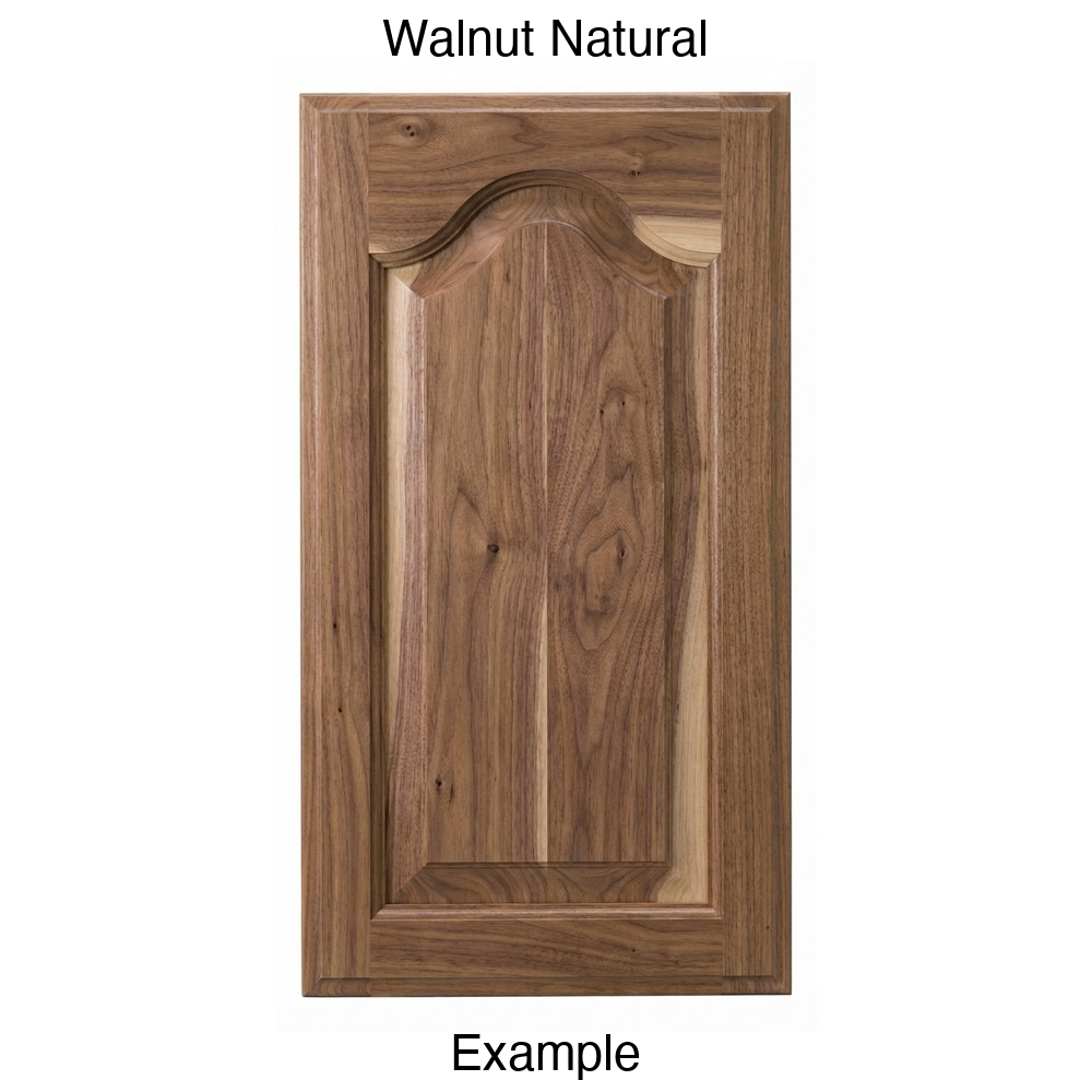 Liberty Cathedral Raised Panel Cabinet Door in Walnut Natural