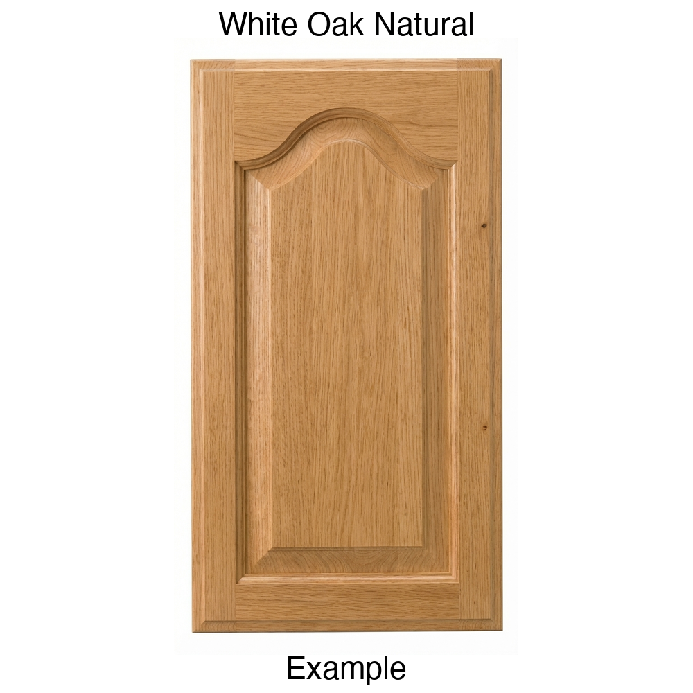 Liberty Cathedral Raised Panel Cabinet Door in White Oak Natural