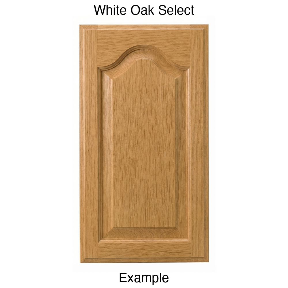 Liberty Cathedral Raised Panel Cabinet Door in White Oak Select