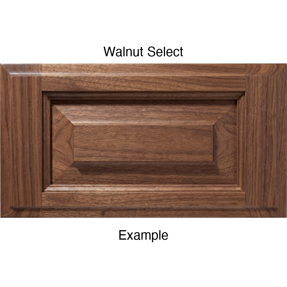 Revere Drawer Front, 5-Piece, in Walnut Select