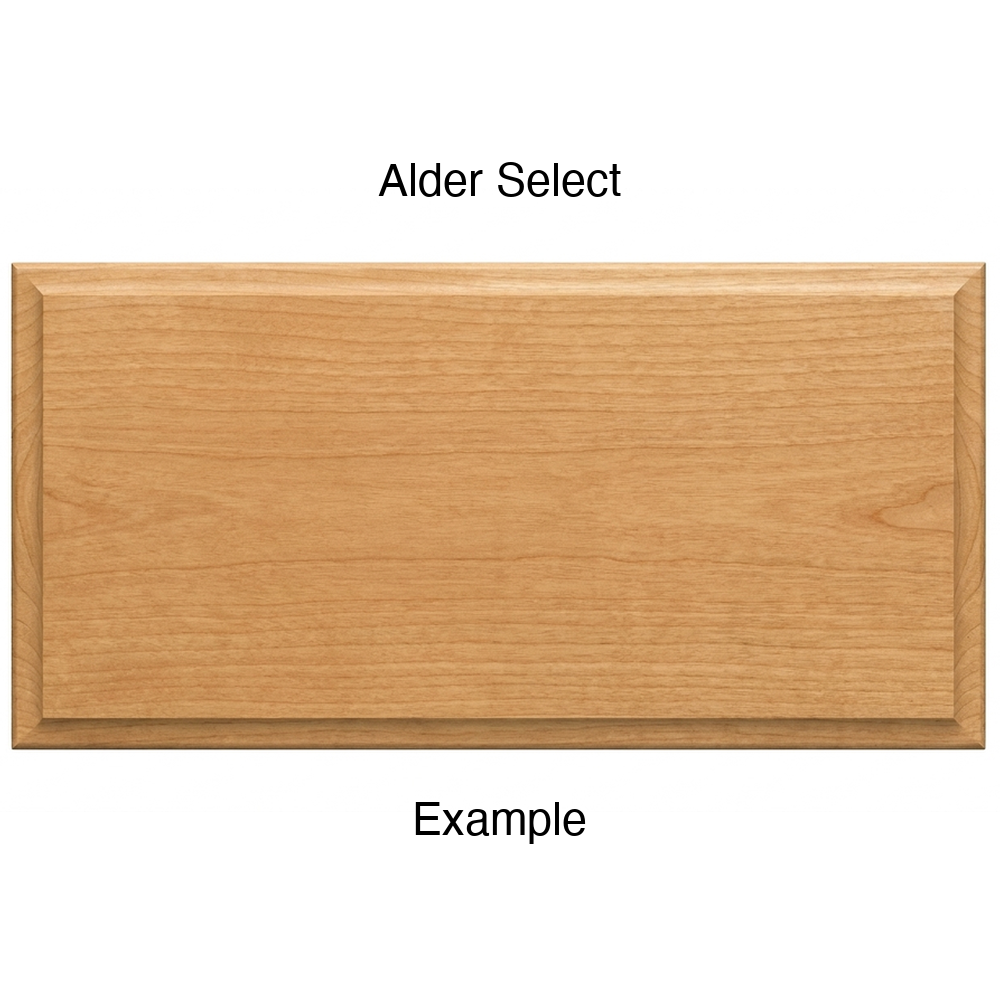 Revere Drawer Front, Solid, in Alder Select