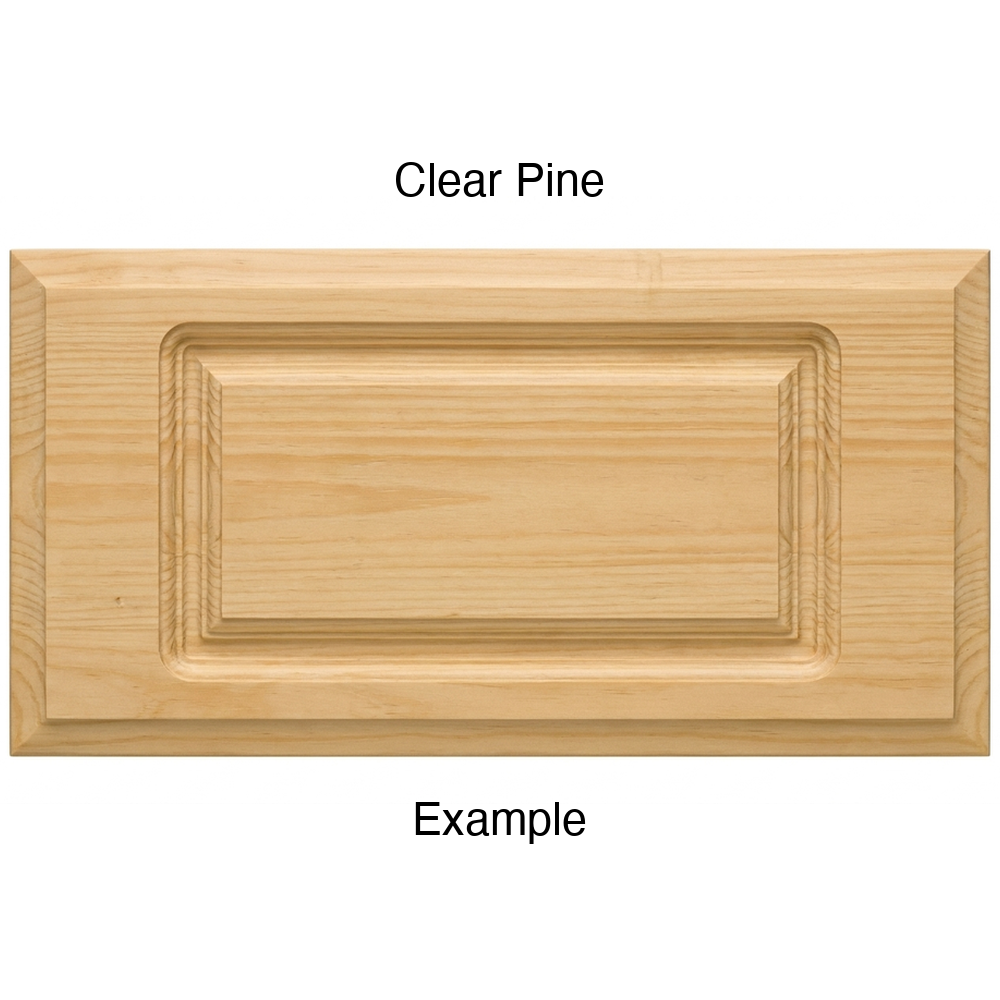 Revere Drawer Front, Routed, in Clear Pine